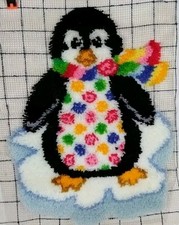 Vtg MCM Penguin Winter Latch