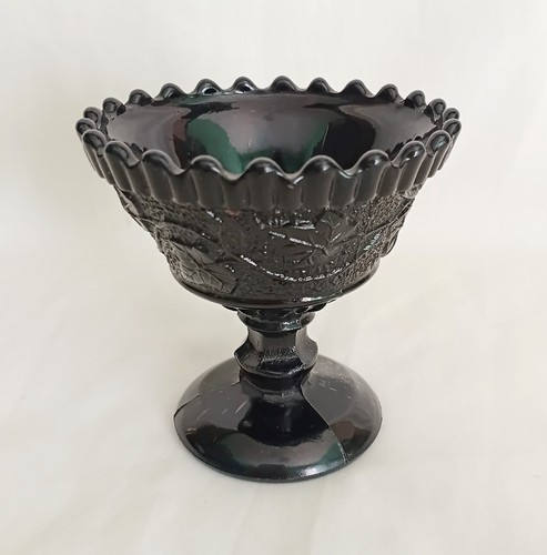 Victorian black opaque glass