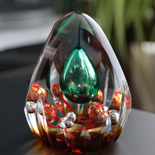 Caithness glass paperweight - glass,
