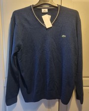 BNWT Lacoste Mens V-NECK 100%