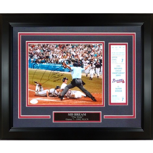 Sid bream autographed - sid,