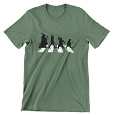 Lord of the Rings tshirt  Abby Road The Beatles 