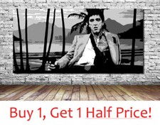 SCARFACE MOVIE CANVAS WALL ART
