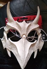 DRAGON SKULL MASK creepy town 17.5x22x10cm hard plastic 