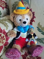 RARE Disney Parks Duffy Bear Pinocchio Jiminy Costume Clothes Outfit 17in