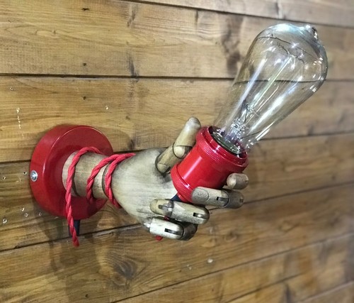 Wooden vintage mannequin hand - wooden,