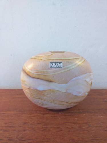 Gozo art glass vase small - gozo,