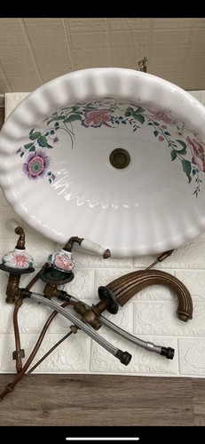 Porcelaine french painted drop - porcelaine,