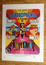 QUADROPHENIA The Who Vespa / Lambretta original SMALL french movie poster ROLLED