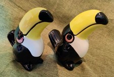 Vintage Novelty Salt & Pepper Pots In Shape Of Tucans
