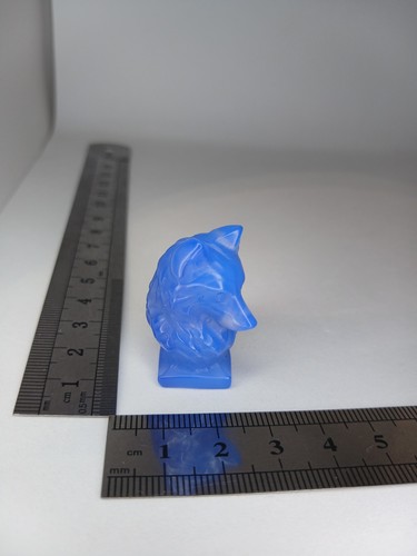 Small miniature blue opalite - blue,