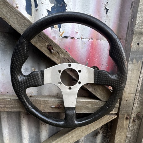 Spoke leather steering wheel - 3,