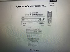 Onkyo Tx-sr608 Service Manual