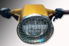 Royal Alloy GP SE Headlight Stone Guard Grill in Stainless Steel 010768