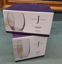 2 x Sets of 4 Jasper Conran Davenport glasses - Hiballs + tumblers, Debenhams