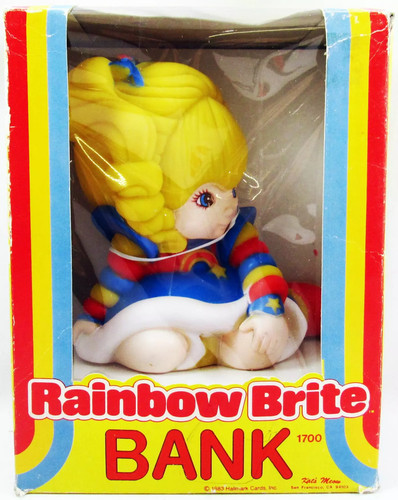 Rainbow brite money bank - brite,