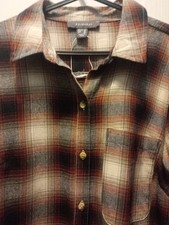 Women Primark brushed cotton tartan/checkered long shirt/dress, size 14