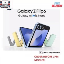 Samsung Galaxy Z Flip6 256GB/512GB Foldable UNLOCKED SMART PHONE -Pristine A+