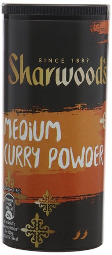 Sharwoods medium curry powder - curry,