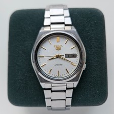 Vintage Seiko 5 7009-876A Automatic 21 Jewels Day Date Bar Shape
