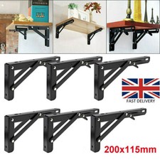 Campervan Folding Bracket Table Extension Shelf Motorhome Caravan Wall Hinges