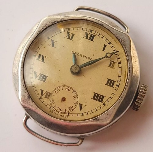 Silver watch 1918 hallmarked - silver,