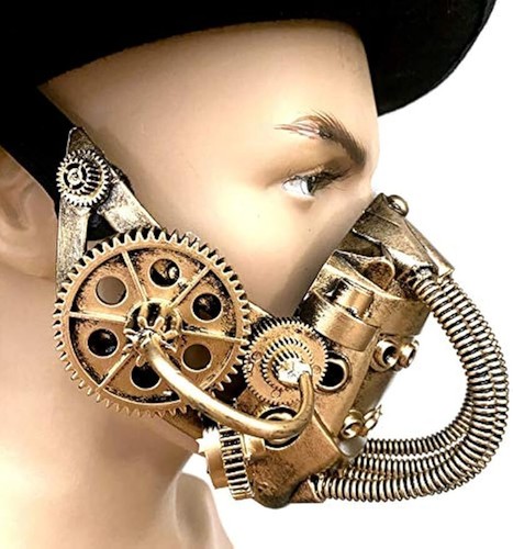 Gas mask respirator jaw - mask,