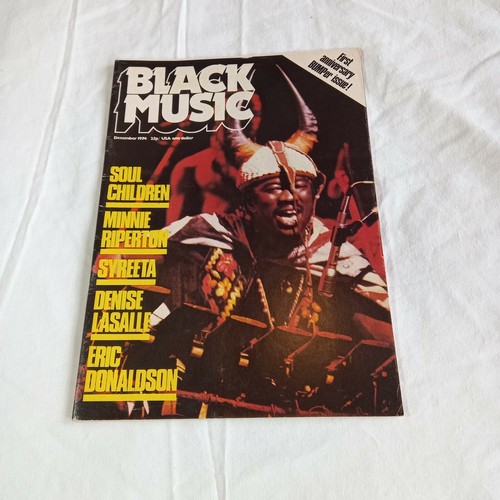 Black music magazine issue - black,