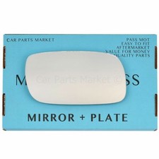 For Vauxhall Astra F 94-98 Right Driver side Flat wing mirror glass with plate