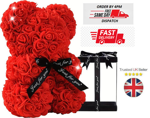 Rose bear foam flower - 25/40,