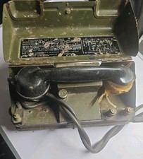 Vintage Military Telephone Set