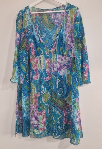 Per una blue - m&s, paisley