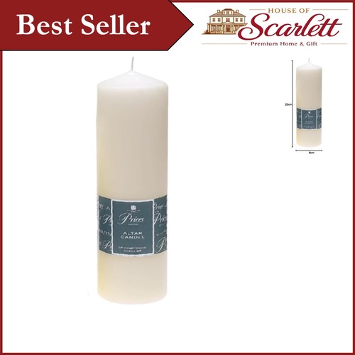 Unscented altar candle 250mm - altar,