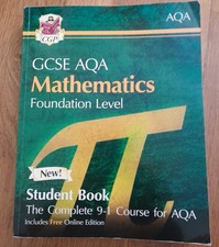 GCSE AQA Mathematics Foundation Level, Textbook, Includes free online edition