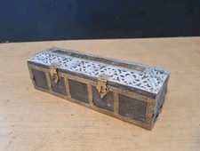 VINTAGE INDIAN TABLE TRINKET JEWELLERY BOX