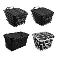 Bike Basket Scooter Bicycle Frame Basket for Mountain Bike Women Men Travel