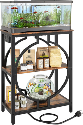 Rustic gallon aquarium - rustic,