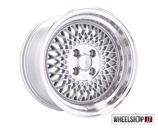Voxx ST1 style R16 4x100 4x16 inch Deep dish Silver machined Lip 8J ET25 rims