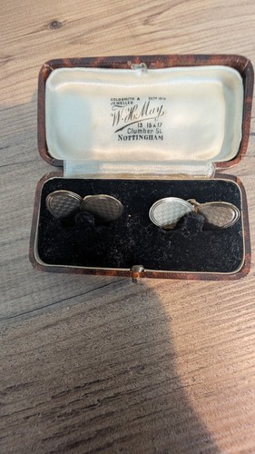 Gold antique cufflinks - ct,