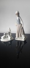 Nao By Lladro Lady With Goose