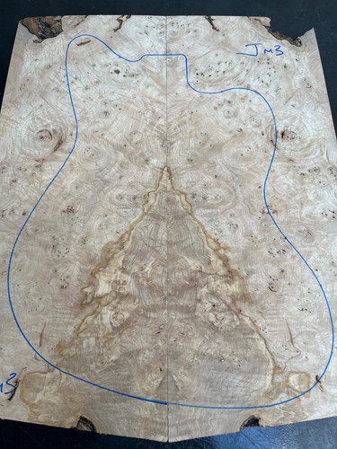 Burr english ash bookmatched - ash,
