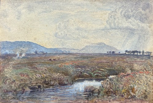 Antique original watercolour - antique,