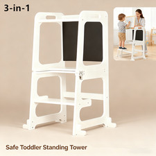 3-in-1 Wooden Kids Step Stool