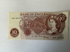 Bank england ten - bank, shilling