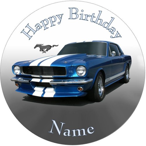 Mustang car edible - mustang,