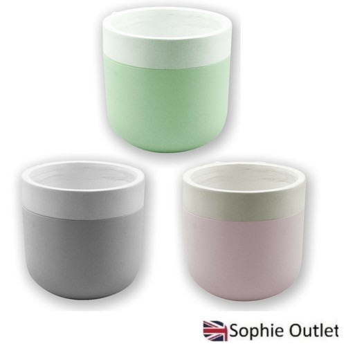 Round small two tone plant - small,
