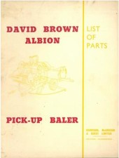 David Brown Albion Baler Parts
