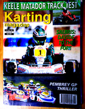 'KARTING' MAGAZINE October 2001. Salbris Davide Pembrey Irish GP Lewis Hamilton