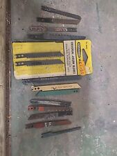 Set of 14 Old Style Jigsaw Blades for Wood & Metal Some New Others Old