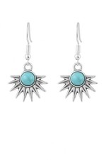 Boho turquoise star sun - boho,